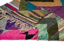 Marokkolainen Kilim matto Boucherouite 145 x 260 cm