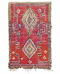 Marokkolainen Kilim matto Boucherouite 185 x 110 cm