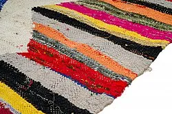 Marokkolainen Kilim matto Boucherouite 135 x 270 cm