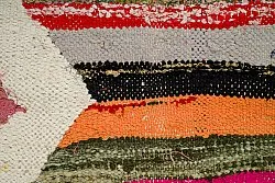 Marokkolainen Kilim matto Boucherouite 135 x 270 cm