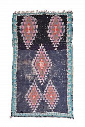 Marokkolainen Kilim matto Boucherouite 245 x 135 cm