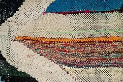 Marokkolainen Kilim matto Boucherouite 120 x 275 cm