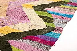 Marokkolainen Kilim matto Boucherouite 145 x 290 cm