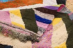 Marokkolainen Kilim matto Boucherouite 145 x 290 cm