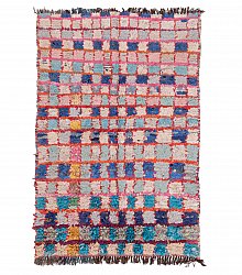 Marokkolainen Kilim matto Boucherouite 195 x 130 cm
