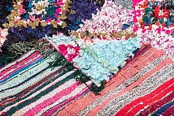 Marokkolainen Kilim matto Boucherouite 195 x 150 cm