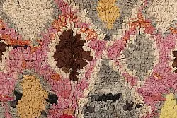 Marokkolainen Kilim matto Boucherouite 255 x 100 cm
