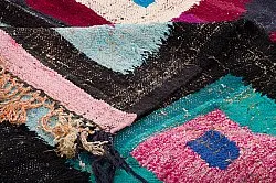 Marokkolainen Kilim matto Boucherouite 140 x 225 cm