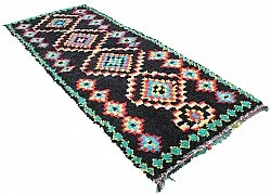 Marokkolainen Kilim matto Boucherouite 370 x 145 cm