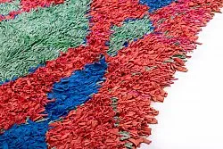 Marokkolainen Kilim matto Boucherouite 330 x 100 cm