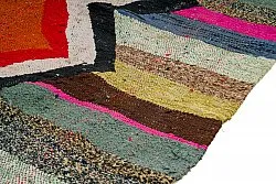 Marokkolainen Kilim matto Boucherouite 130 x 260 cm