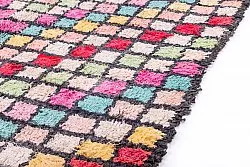 Marokkolainen Kilim matto Boucherouite 275 x 125 cm