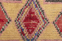 Marokkolainen Kilim matto Boucherouite 300 x 120 cm