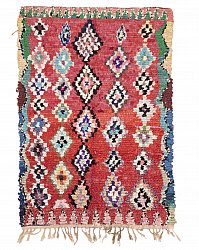 Marokkolainen Kilim matto Boucherouite 220 x 150 cm