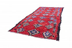 Marokkolainen Kilim matto Boucherouite 345 x 175 cm