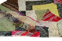 Marokkolainen Kilim matto Boucherouite 135 x 230 cm