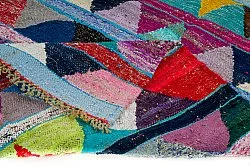 Marokkolainen Kilim matto Boucherouite 135 x 265 cm
