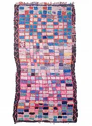 Marokkolainen Kilim matto Boucherouite 290 x 150 cm