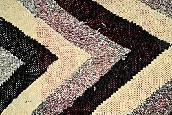 Marokkolainen Kilim matto Boucherouite 150 x 280 cm