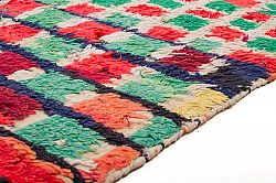 Marokkolainen Kilim matto Boucherouite 240 x 150 cm