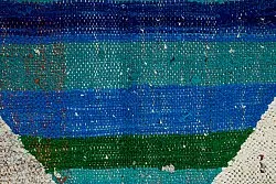 Marokkolainen Kilim matto Boucherouite 135 x 235 cm