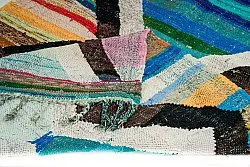 Marokkolainen Kilim matto Boucherouite 135 x 235 cm