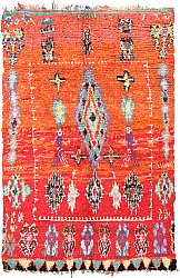 Marokkolainen Kilim matto Boucherouite 235 x 150 cm