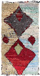 Marokkolainen Kilim matto Boucherouite 230 x 105 cm