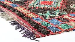 Marokkolainen Kilim matto Boucherouite 270 x 120 cm