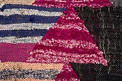 Marokkolainen Kilim matto Boucherouite 125 x 290 cm