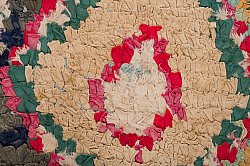 Marokkolainen Kilim matto Boucherouite 260 x 130 cm