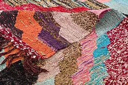 Marokkolainen Kilim matto Boucherouite 125 x 250 cm