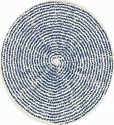Pyöreät matot - Brussels Swirl (sininen)