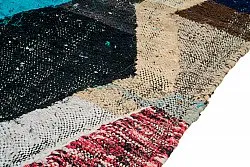 Marokkolainen Kilim matto Boucherouite 155 x 250 cm