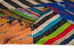Marokkolainen Kilim matto Boucherouite 135 x 230 cm