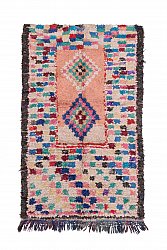 Marokkolainen Kilim matto Boucherouite 225 x 145 cm
