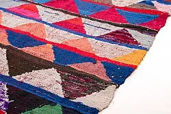 Marokkolainen Kilim matto Boucherouite 145 x 240 cm