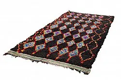 Marokkolainen Kilim matto Boucherouite 130 x 270 cm