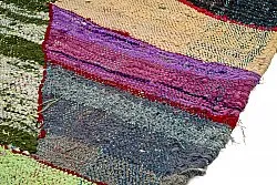 Marokkolainen Kilim matto Boucherouite 140 x 250 cm