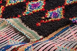 Marokkolainen Kilim matto Boucherouite 130 x 270 cm