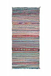 Marokkolainen Kilim matto Boucherouite 150 x 340 cm
