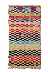 Marokkolainen Kilim matto Boucherouite 320 x 160 cm