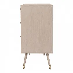 Pukeutuja - Prime - 6 lådor (valkotammi)