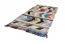 Marokkolainen Kilim matto Boucherouite 155 x 305 cm