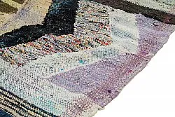 Marokkolainen Kilim matto Boucherouite 155 x 305 cm