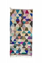 Marokkolainen Kilim matto Boucherouite 150 x 305 cm