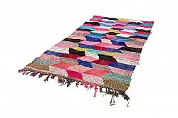 Marokkolainen Kilim matto Boucherouite 150 x 305 cm