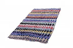 Marokkolainen Kilim matto Boucherouite 230 x 125 cm
