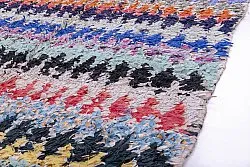 Marokkolainen Kilim matto Boucherouite 230 x 125 cm