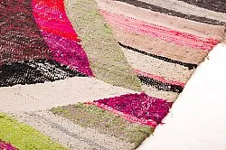 Marokkolainen Kilim matto Boucherouite 135 x 245 cm
